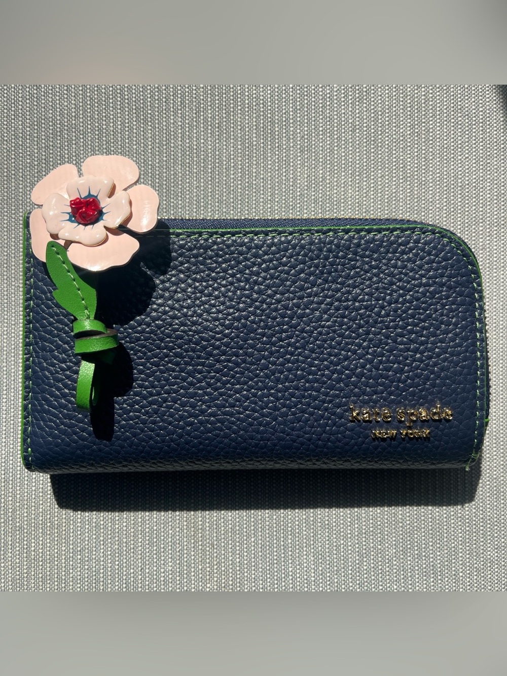 NWT Kate Spade Garden Floral Bifold Slim Wallet